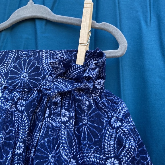 Navy blue floral paisley Genuine Kids for OshKosh skirt size 2T - Picture 3 of 5
